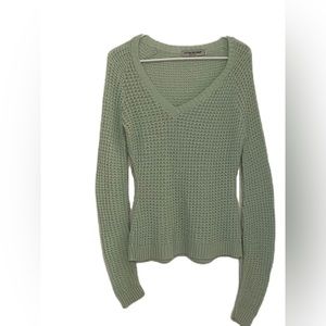Green cotton Emporium Sweater Size Small